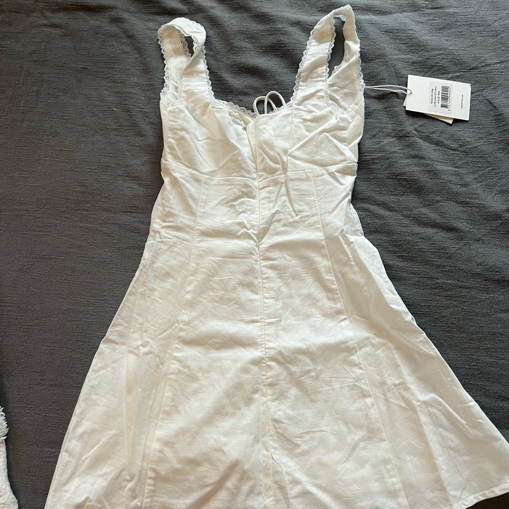 Peppermayo Rowena Mini Dress - White - Picture 5 of 6
